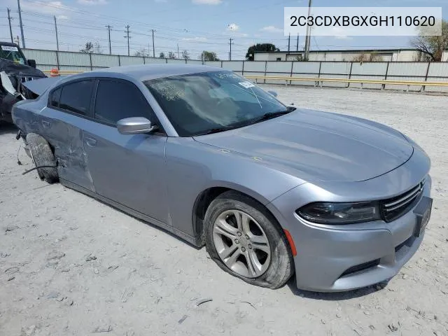 2016 Dodge Charger Se VIN: 2C3CDXBGXGH110620 Lot: 57485414