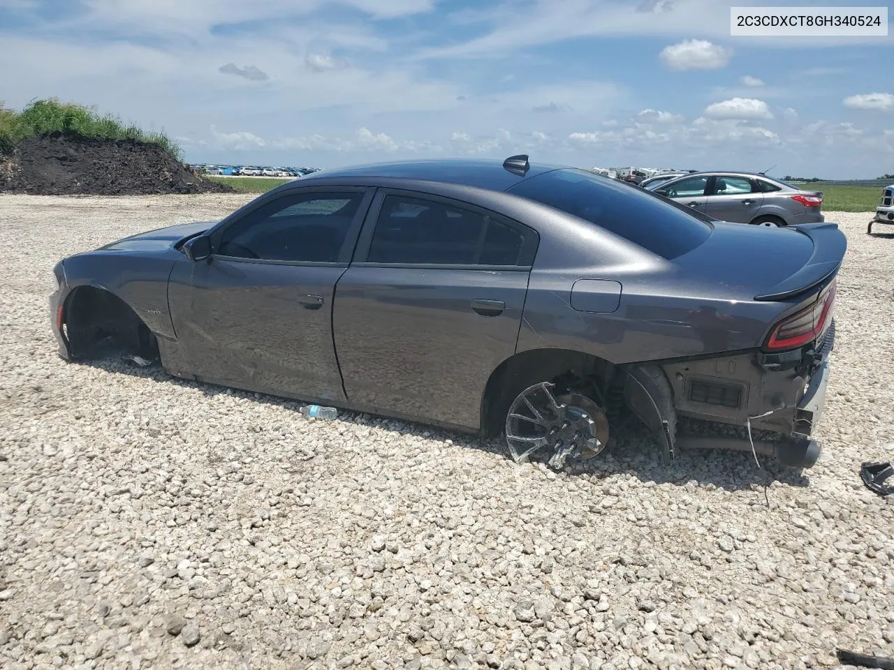 2016 Dodge Charger R/T VIN: 2C3CDXCT8GH340524 Lot: 63611684