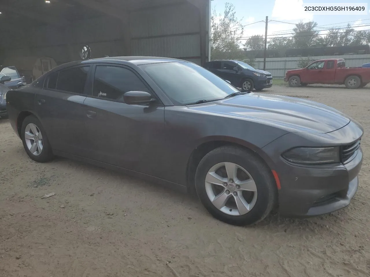 2016 Dodge Charger Sxt VIN: 2C3CDXHG5GH196409 Lot: 63747044