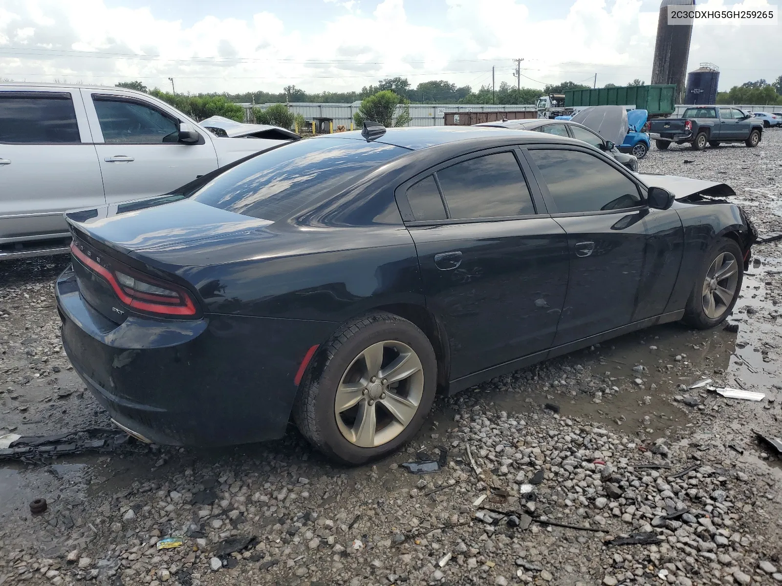 2016 Dodge Charger Sxt VIN: 2C3CDXHG5GH259265 Lot: 65614664