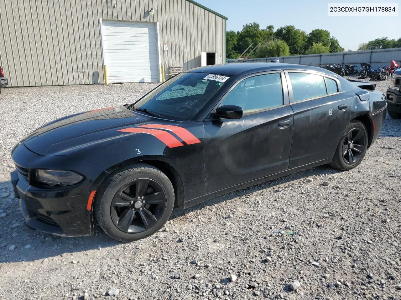 2016 Dodge Charger Sxt VIN: 2C3CDXHG7GH178834 Lot: 65886144