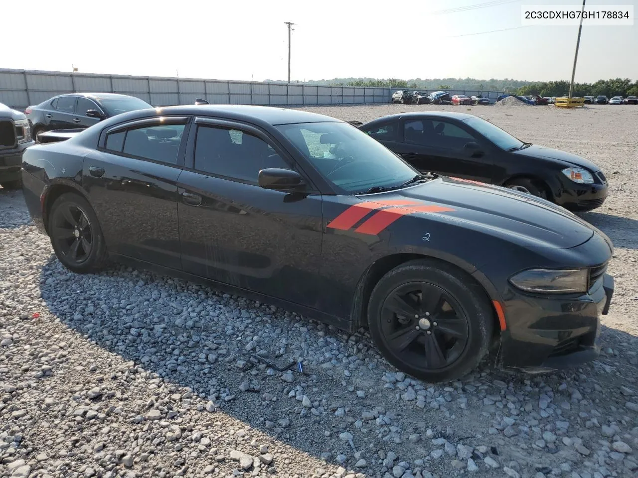 2016 Dodge Charger Sxt VIN: 2C3CDXHG7GH178834 Lot: 65886144