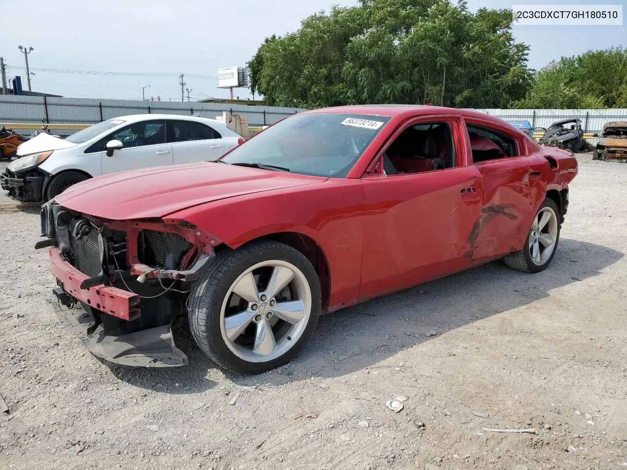 2016 Dodge Charger R/T VIN: 2C3CDXCT7GH180510 Lot: 66373214