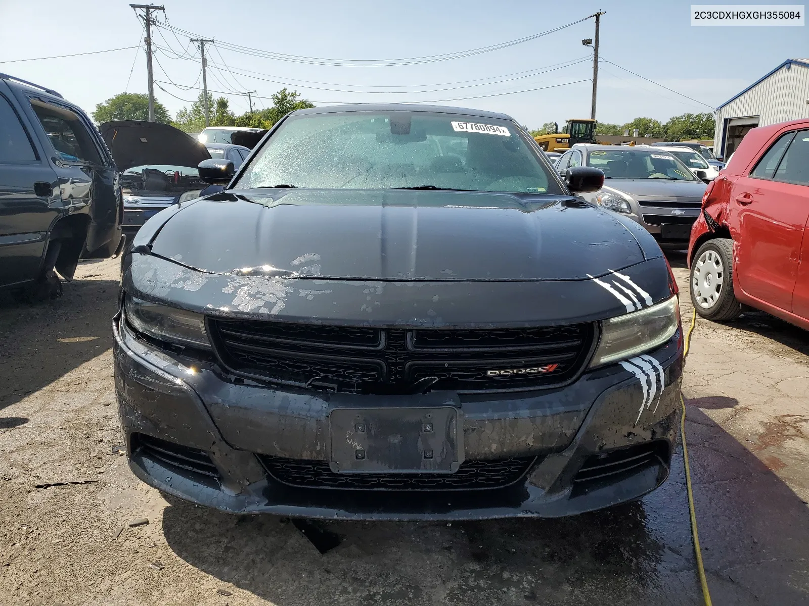 2016 Dodge Charger Sxt VIN: 2C3CDXHGXGH355084 Lot: 67780894