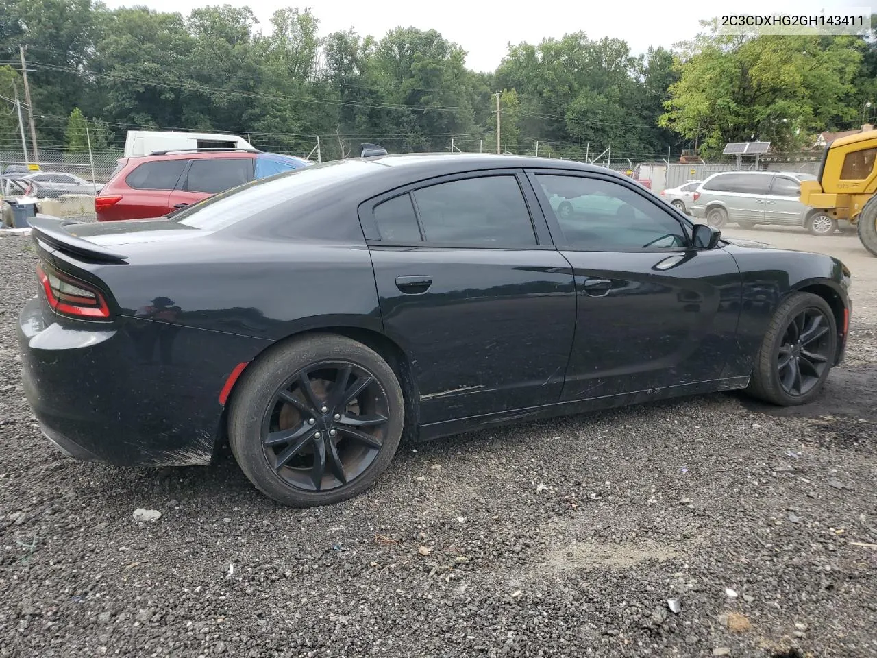 2016 Dodge Charger Sxt VIN: 2C3CDXHG2GH143411 Lot: 68410724