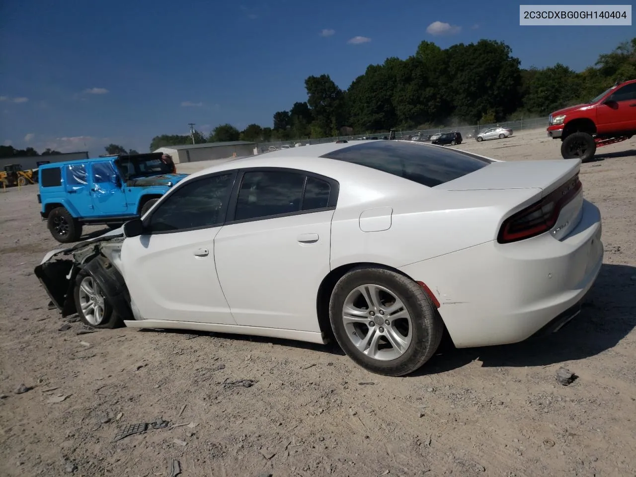 2016 Dodge Charger Se VIN: 2C3CDXBG0GH140404 Lot: 68923434