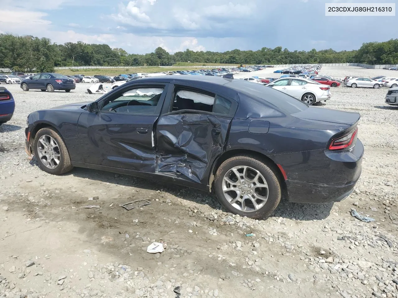 2016 Dodge Charger Sxt VIN: 2C3CDXJG8GH216310 Lot: 69473854