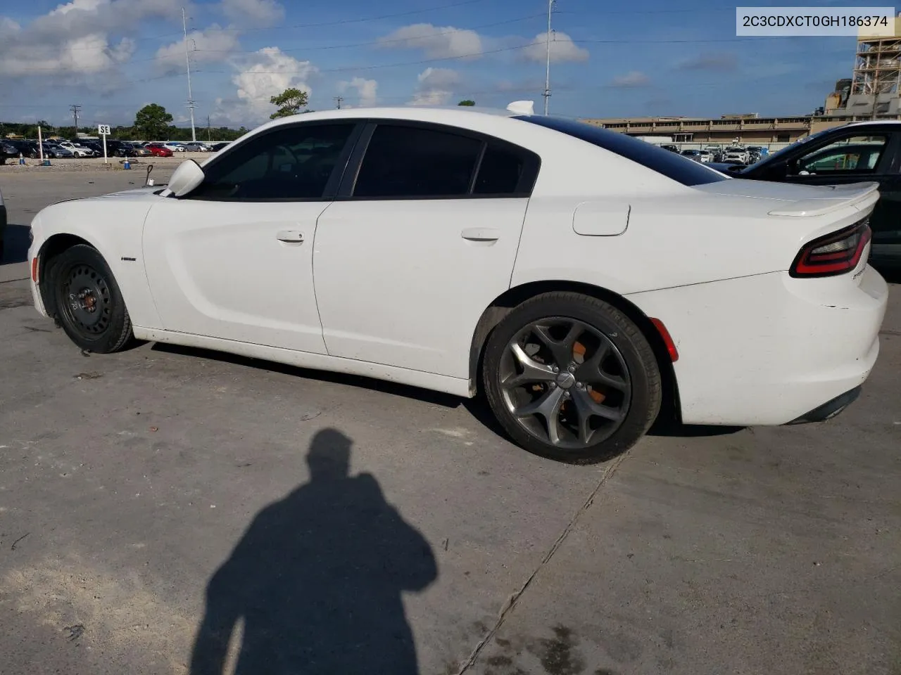 2C3CDXCT0GH186374 2016 Dodge Charger R/T