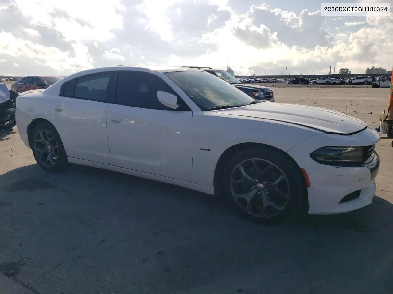 2016 Dodge Charger R/T VIN: 2C3CDXCT0GH186374 Lot: 69594974