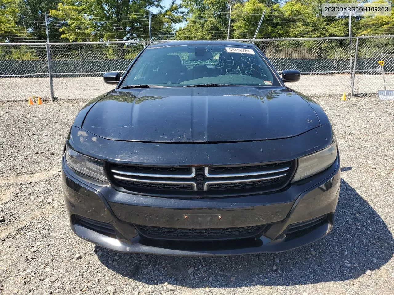 2016 Dodge Charger Se VIN: 2C3CDXBG0GH109363 Lot: 69850784