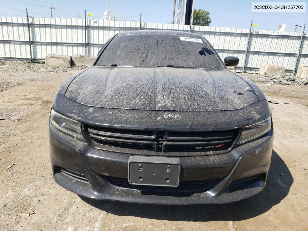 2C3CDXHG4GH257703 2016 Dodge Charger Sxt