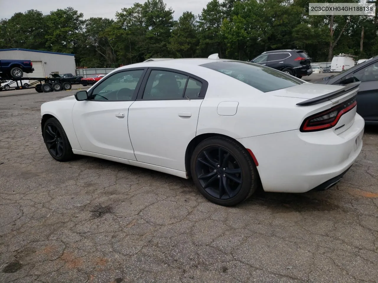 2016 Dodge Charger Sxt VIN: 2C3CDXHG4GH188138 Lot: 70494264