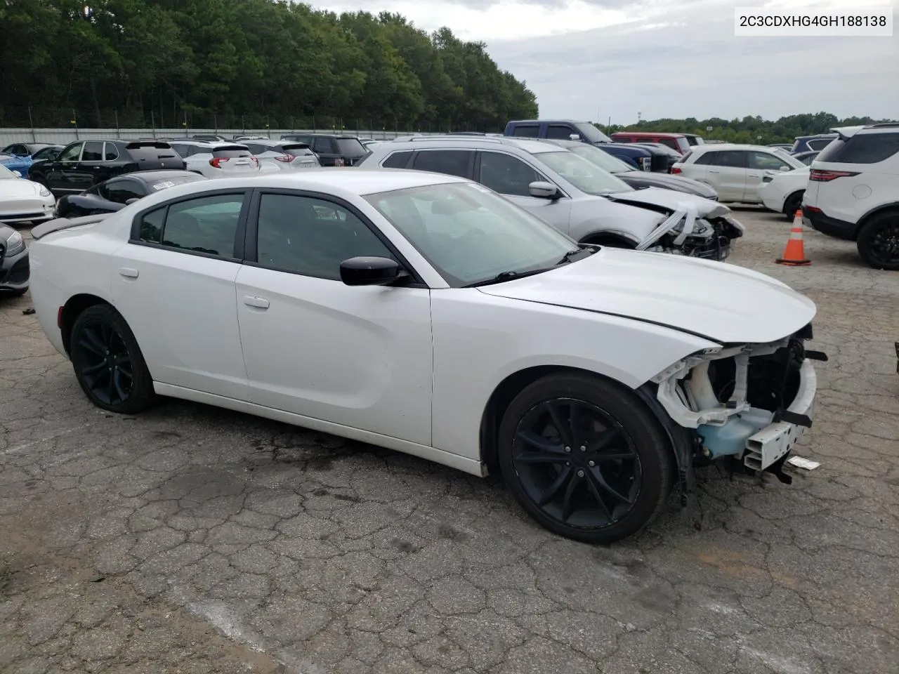 2016 Dodge Charger Sxt VIN: 2C3CDXHG4GH188138 Lot: 70494264