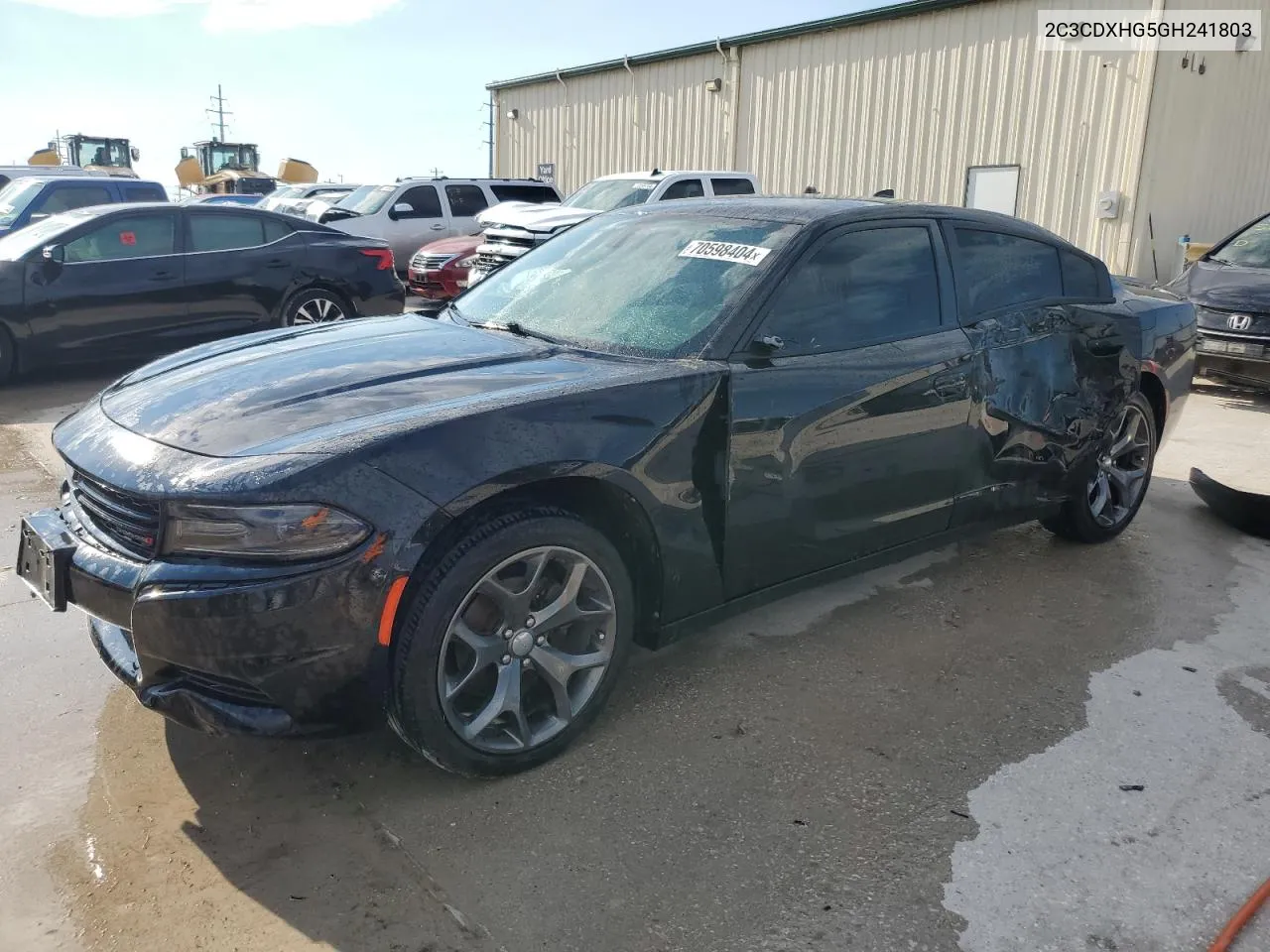 2016 Dodge Charger Sxt VIN: 2C3CDXHG5GH241803 Lot: 70598404