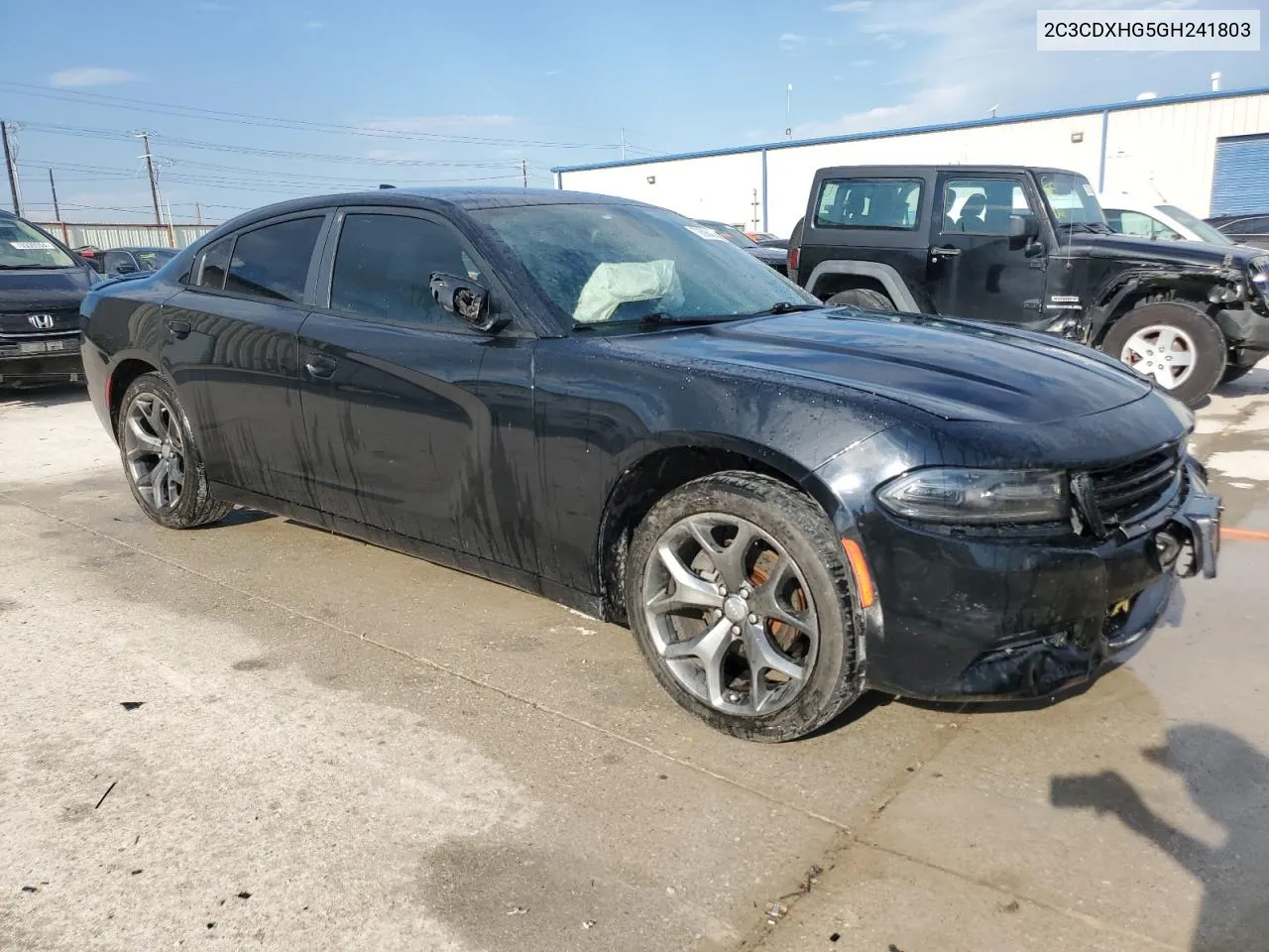 2016 Dodge Charger Sxt VIN: 2C3CDXHG5GH241803 Lot: 70598404