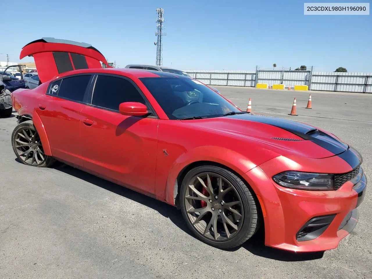 2016 Dodge Charger Srt Hellcat VIN: 2C3CDXL98GH196090 Lot: 70662534