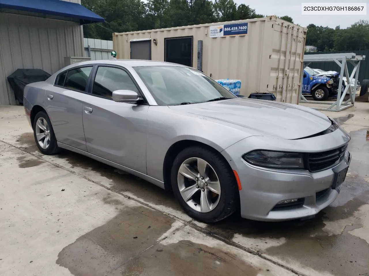 2016 Dodge Charger Sxt VIN: 2C3CDXHG7GH186867 Lot: 70790684