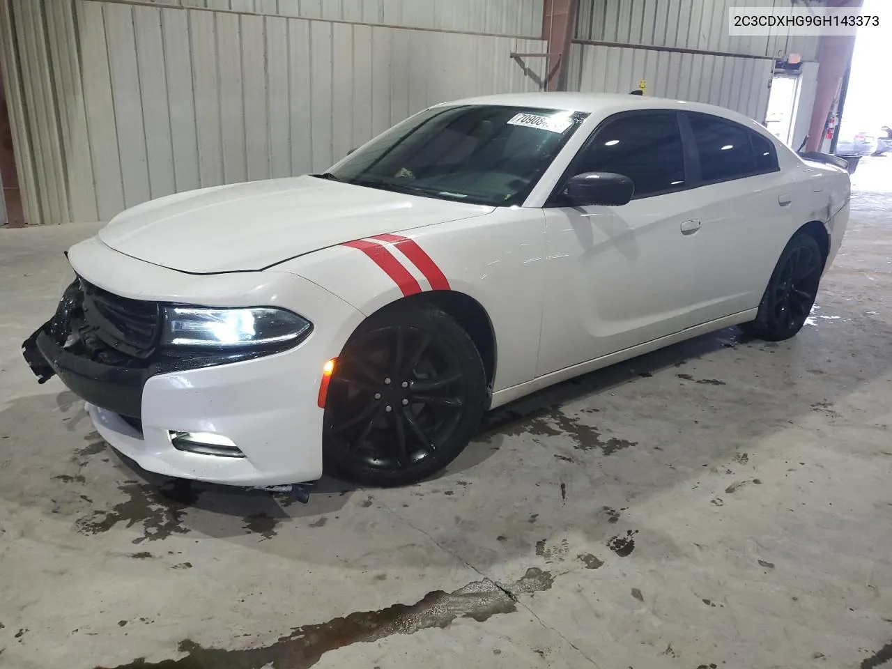 2016 Dodge Charger Sxt VIN: 2C3CDXHG9GH143373 Lot: 70908474