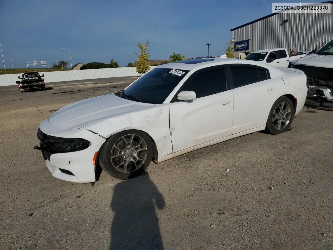 2016 Dodge Charger Sxt VIN: 2C3CDXJG3GH229370 Lot: 71061794