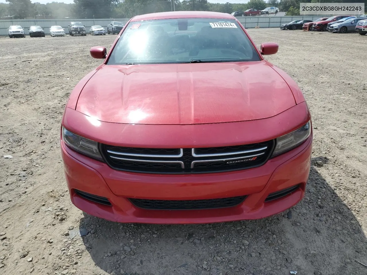 2C3CDXBG8GH242243 2016 Dodge Charger Se