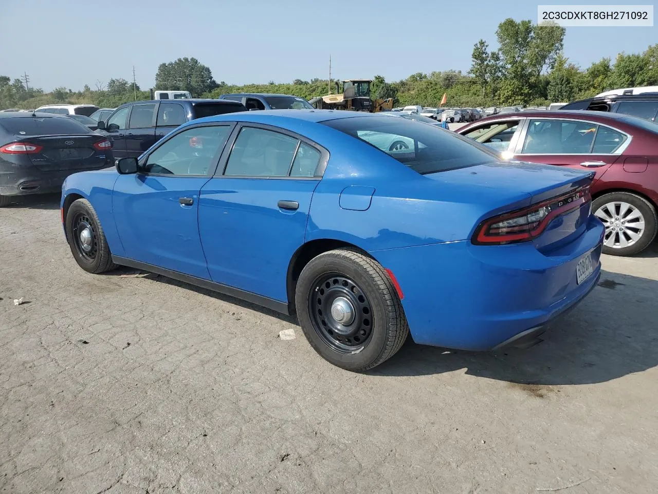 2016 Dodge Charger Police VIN: 2C3CDXKT8GH271092 Lot: 71220904