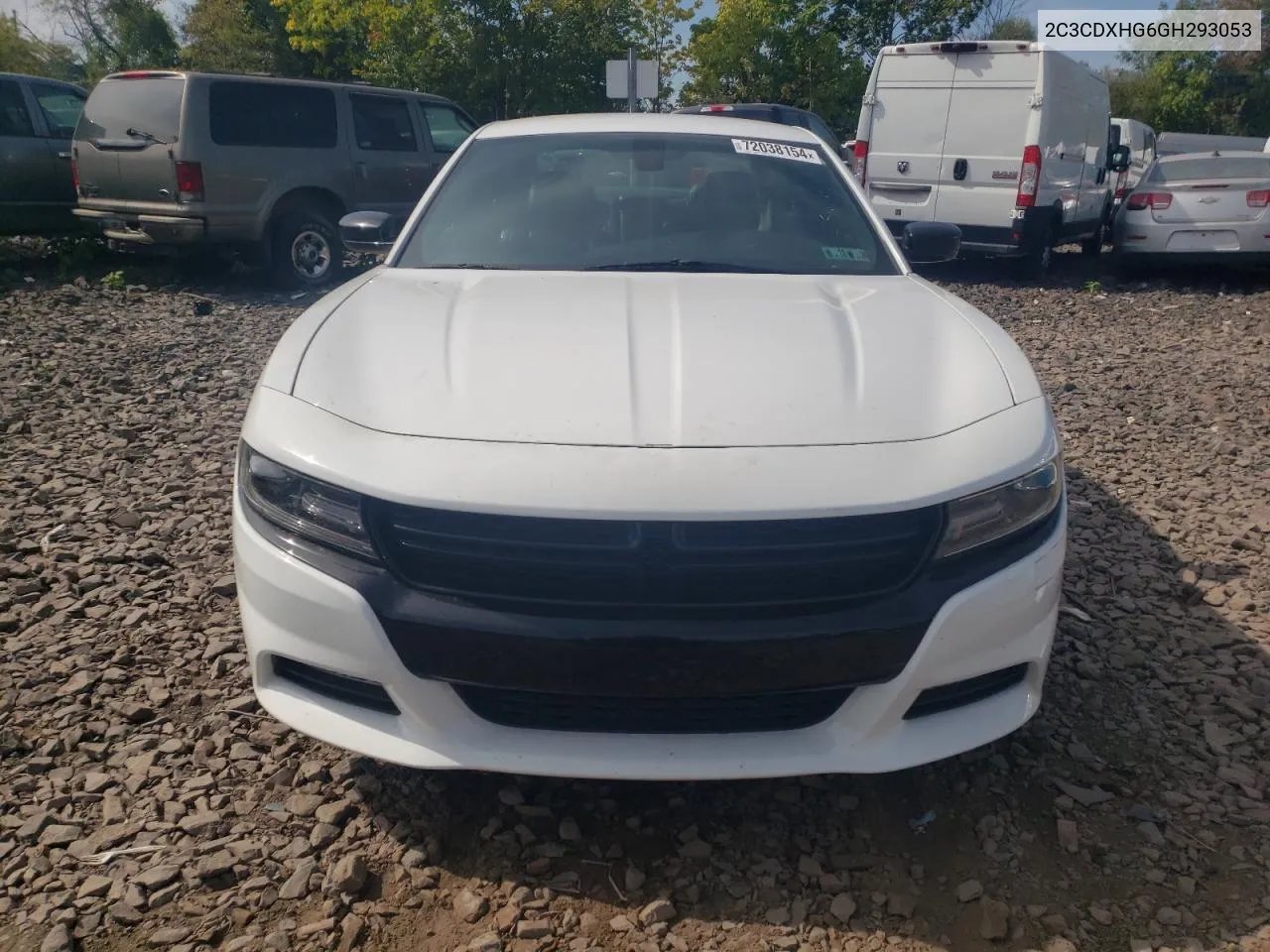 2016 Dodge Charger Sxt VIN: 2C3CDXHG6GH293053 Lot: 72038154