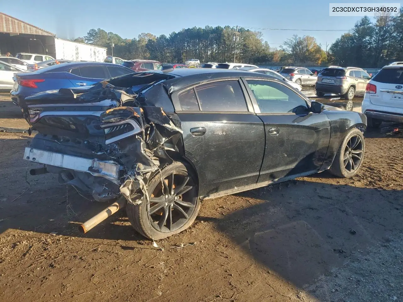2C3CDXCT3GH340592 2016 Dodge Charger R/T