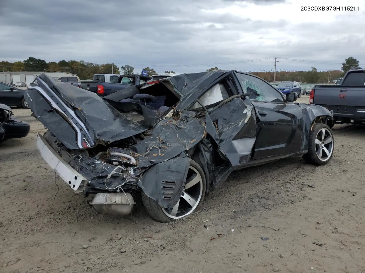 2C3CDXBG7GH115211 2016 Dodge Charger Se