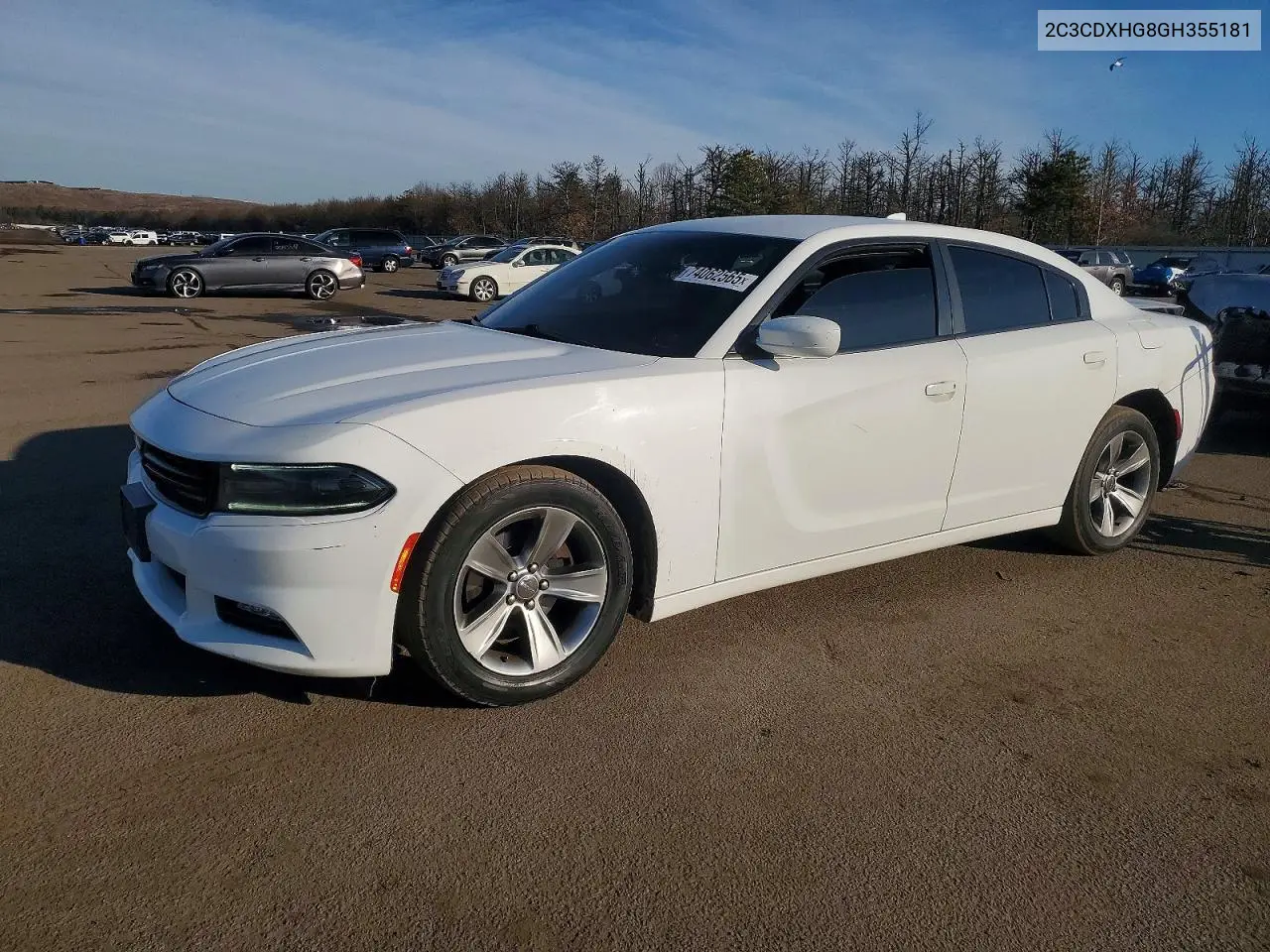 2C3CDXHG8GH355181 2016 Dodge Charger Sxt