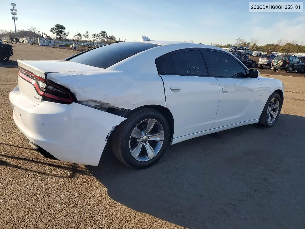 2C3CDXHG8GH355181 2016 Dodge Charger Sxt