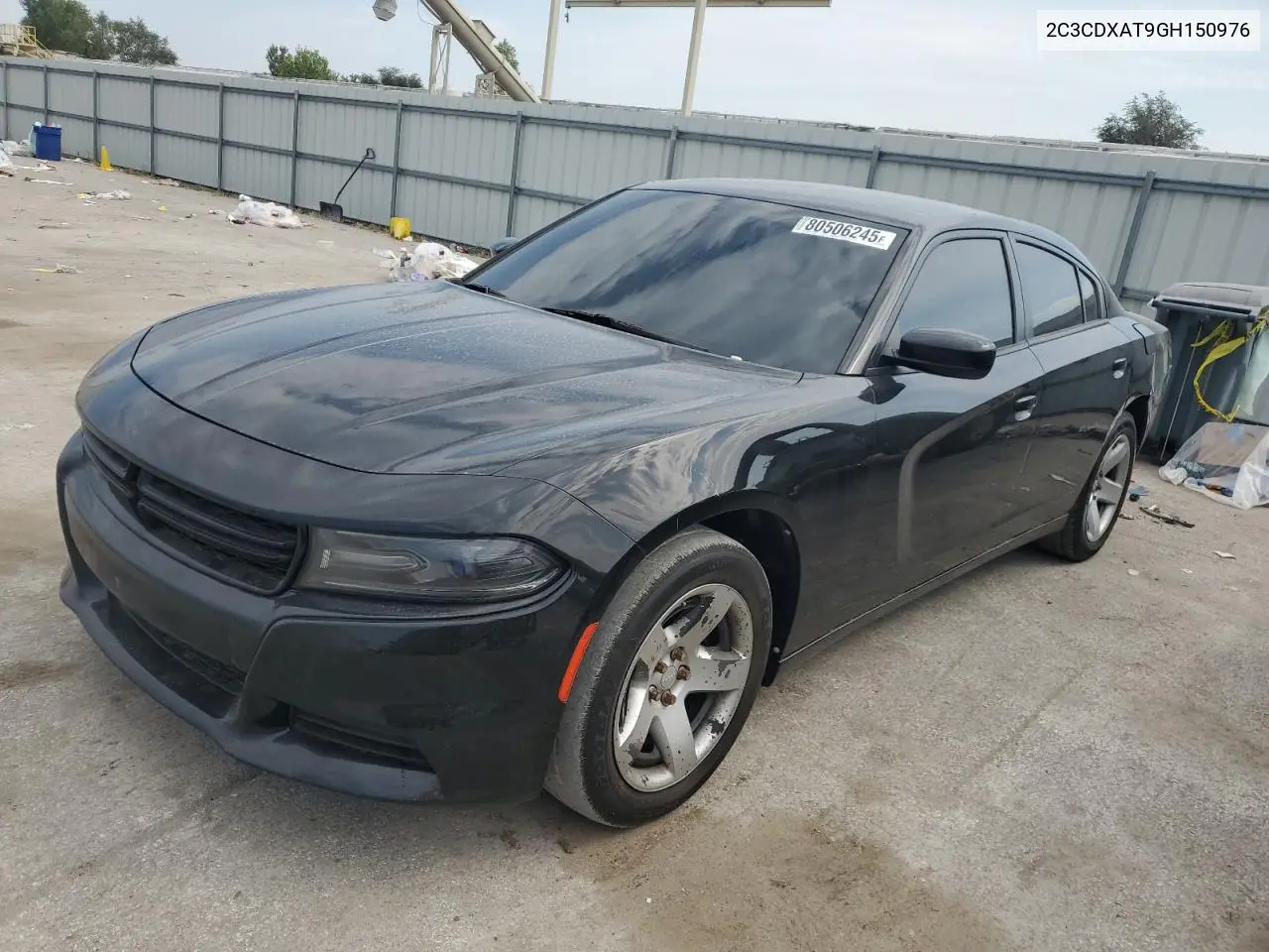 2C3CDXAT9GH150976 2016 Dodge Charger Police