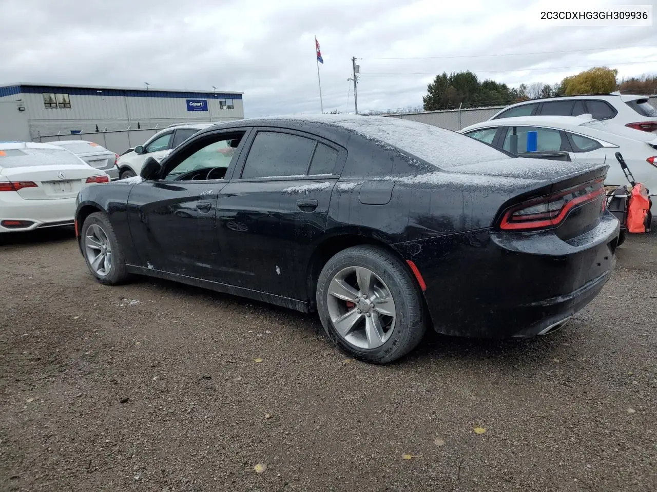 2C3CDXHG3GH309936 2016 Dodge Charger Sxt