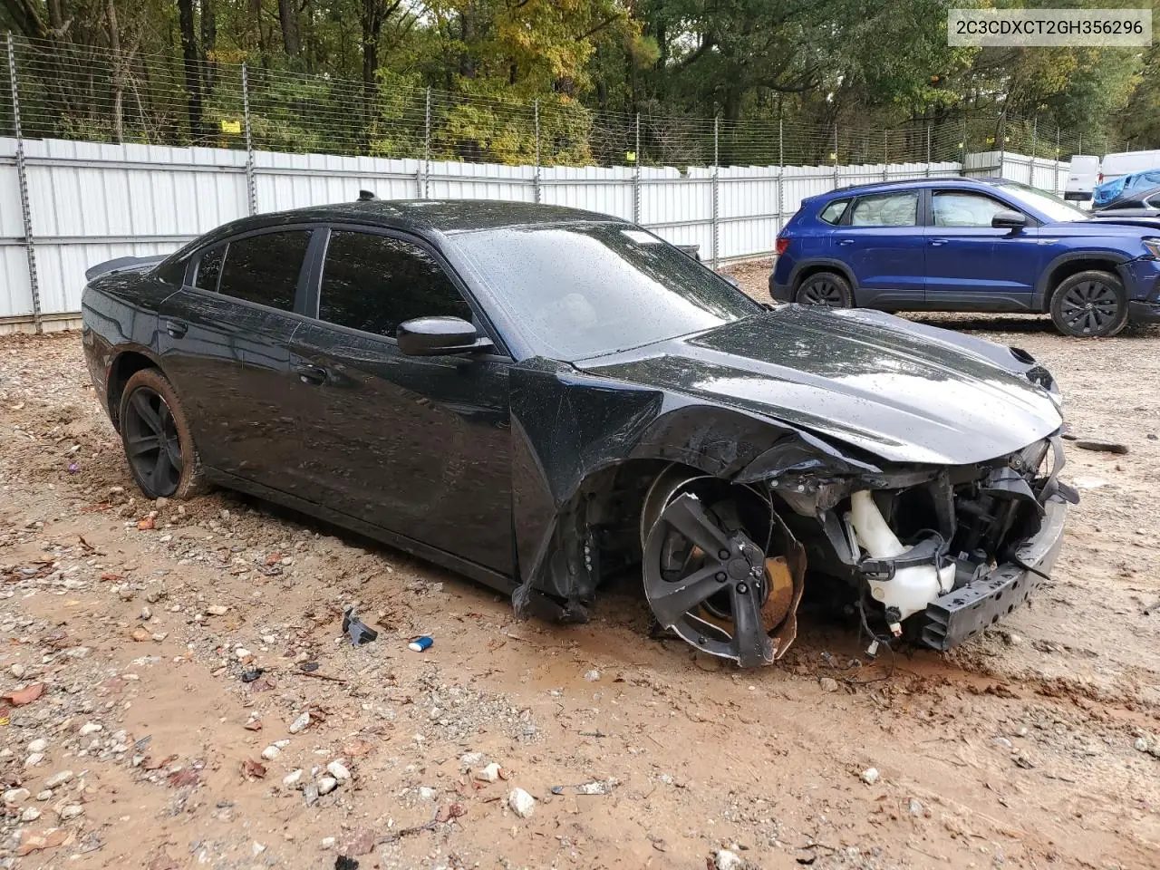 2C3CDXCT2GH356296 2016 Dodge Charger R/T