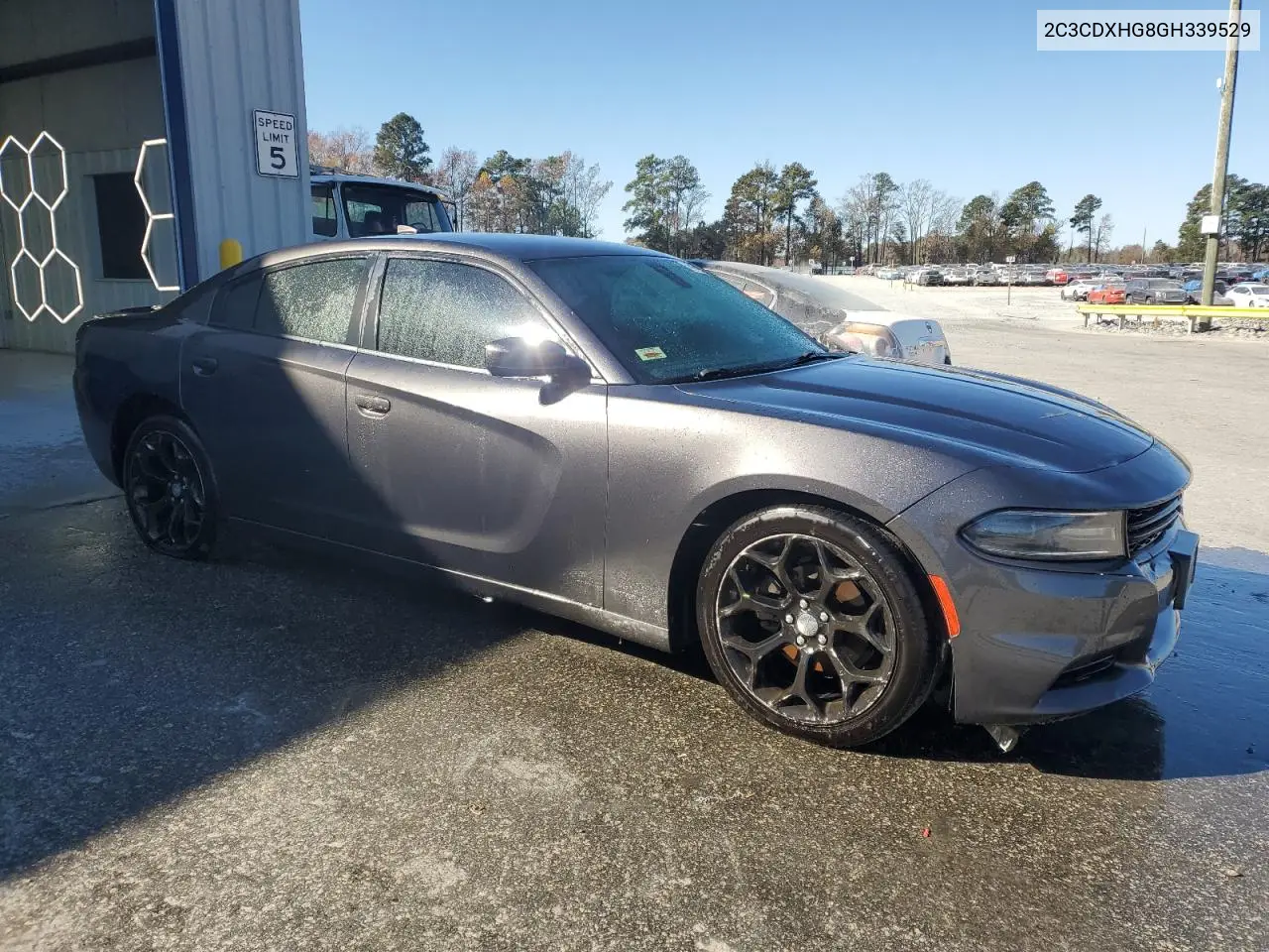 2C3CDXHG8GH339529 2016 Dodge Charger Sxt