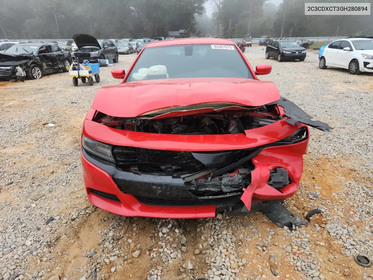 2C3CDXCT3GH280894 2016 Dodge Charger R/T
