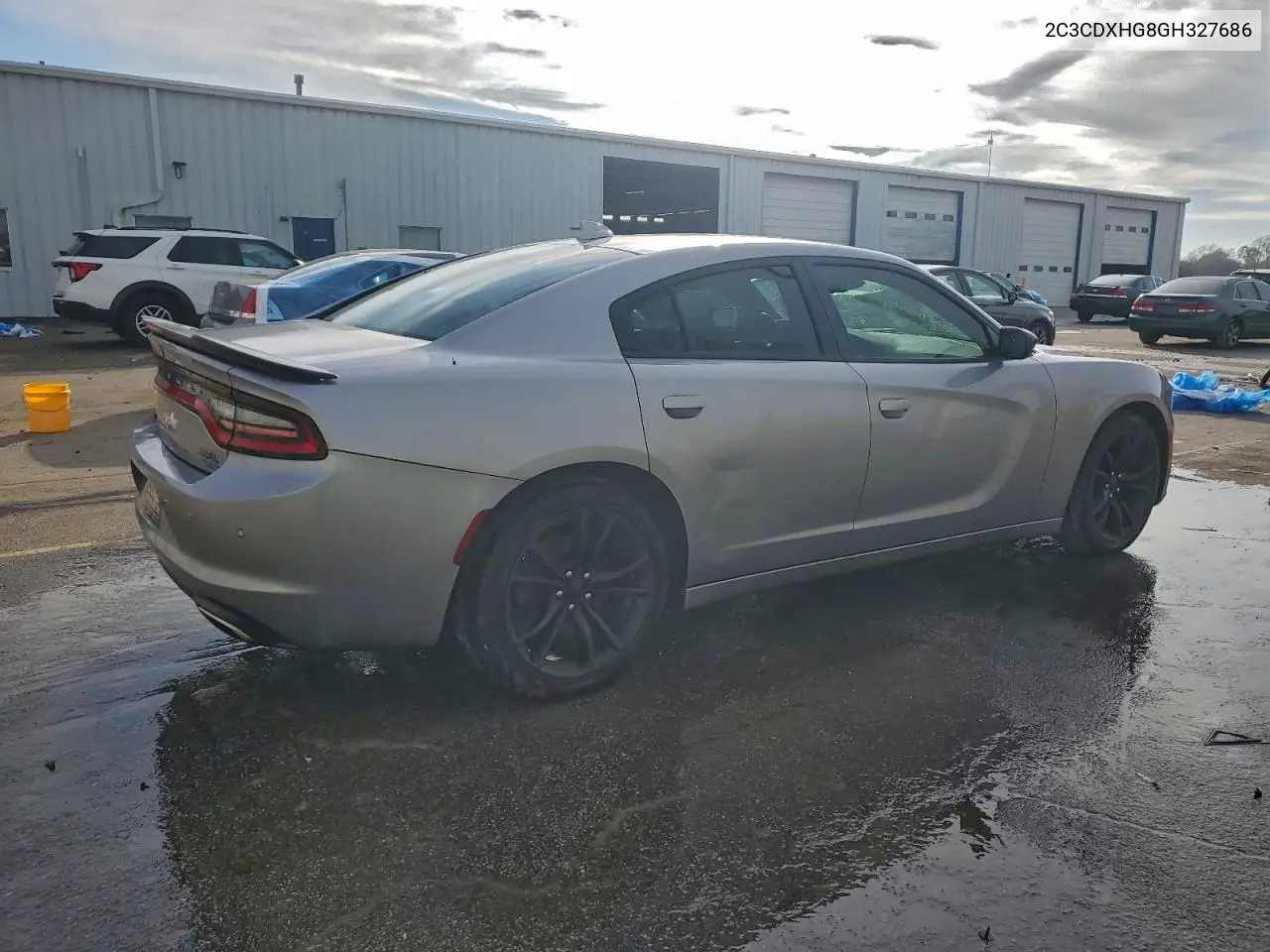 2C3CDXHG8GH327686 2016 Dodge Charger Sxt