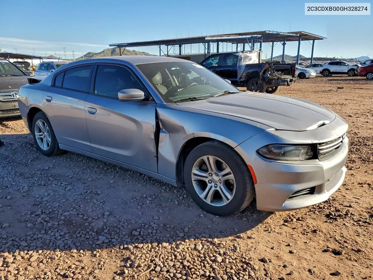 2C3CDXBG0GH328274 2016 Dodge Charger Se