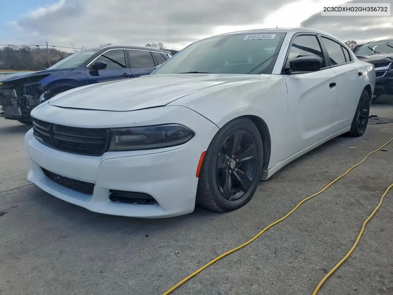 2C3CDXHG2GH356732 2016 Dodge Charger Sxt