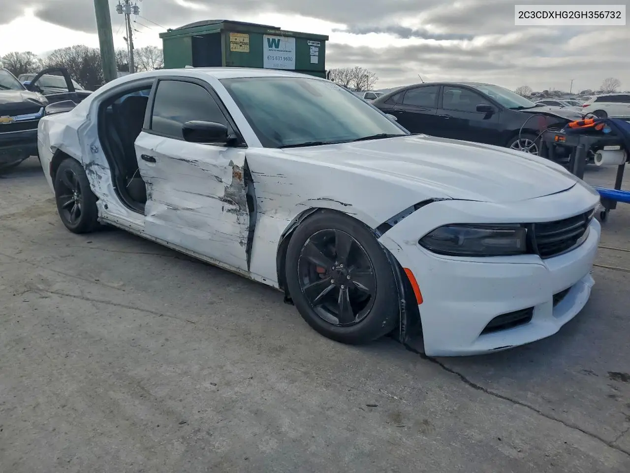 2C3CDXHG2GH356732 2016 Dodge Charger Sxt