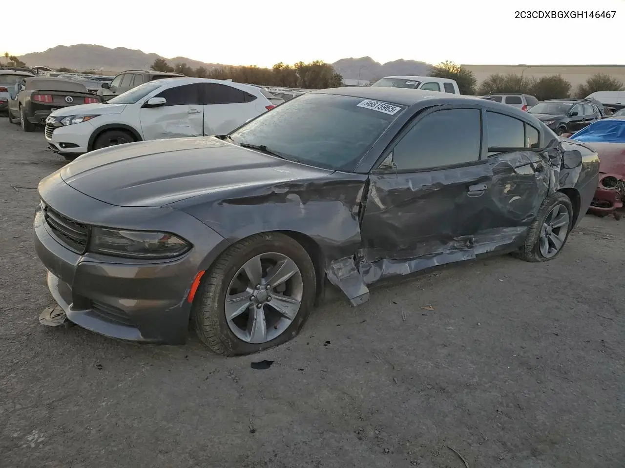 2C3CDXBGXGH146467 2016 Dodge Charger Se