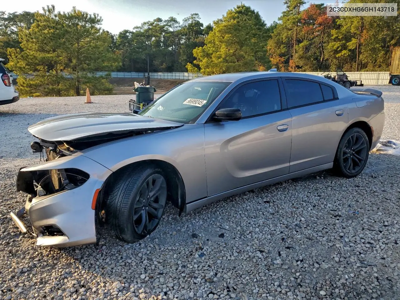 2C3CDXHG6GH143718 2016 Dodge Charger Sxt