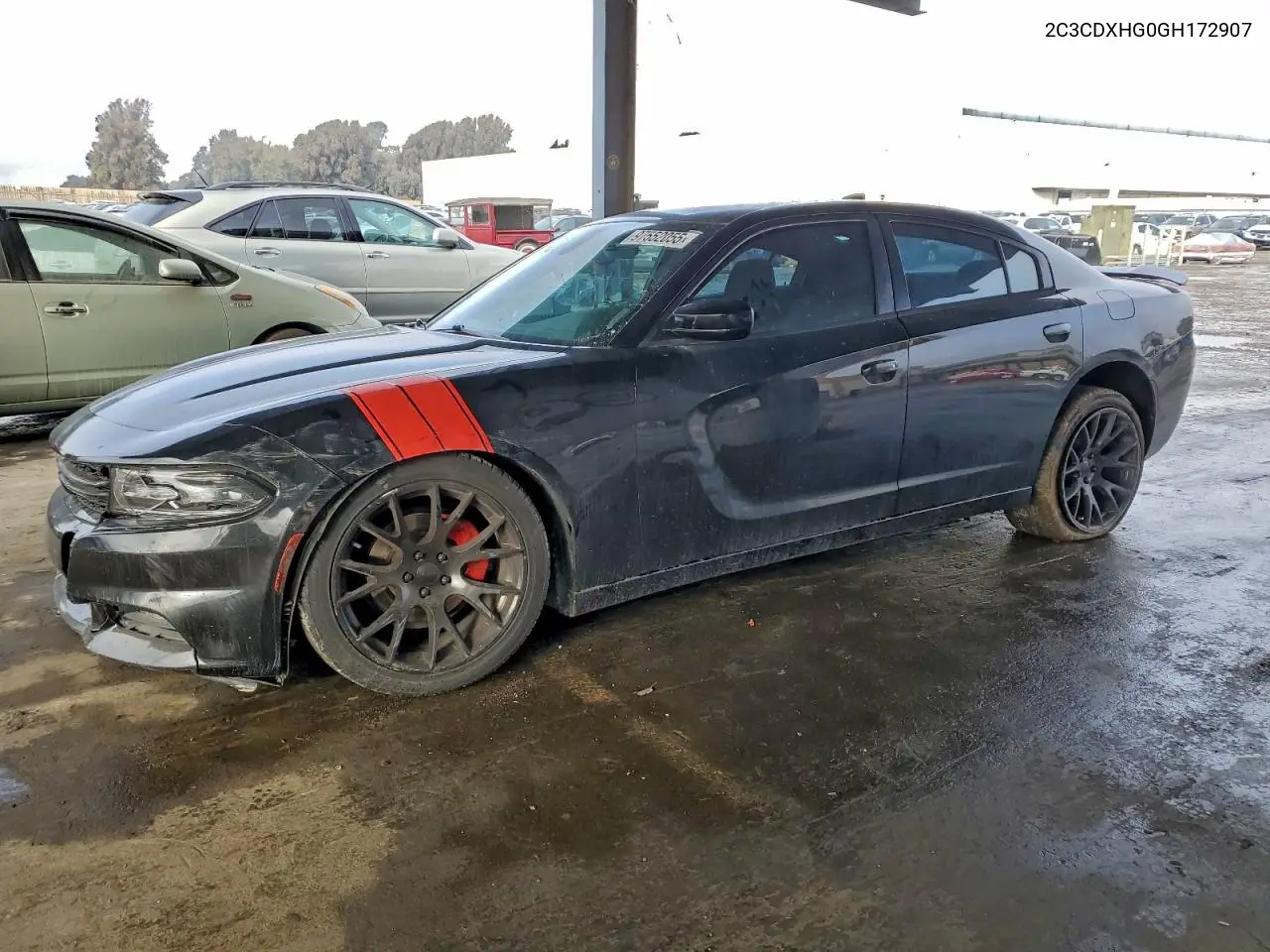 2C3CDXHG0GH172907 2016 Dodge Charger Sxt