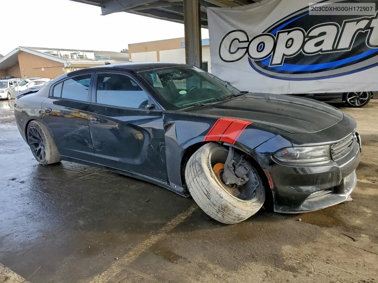 2C3CDXHG0GH172907 2016 Dodge Charger Sxt