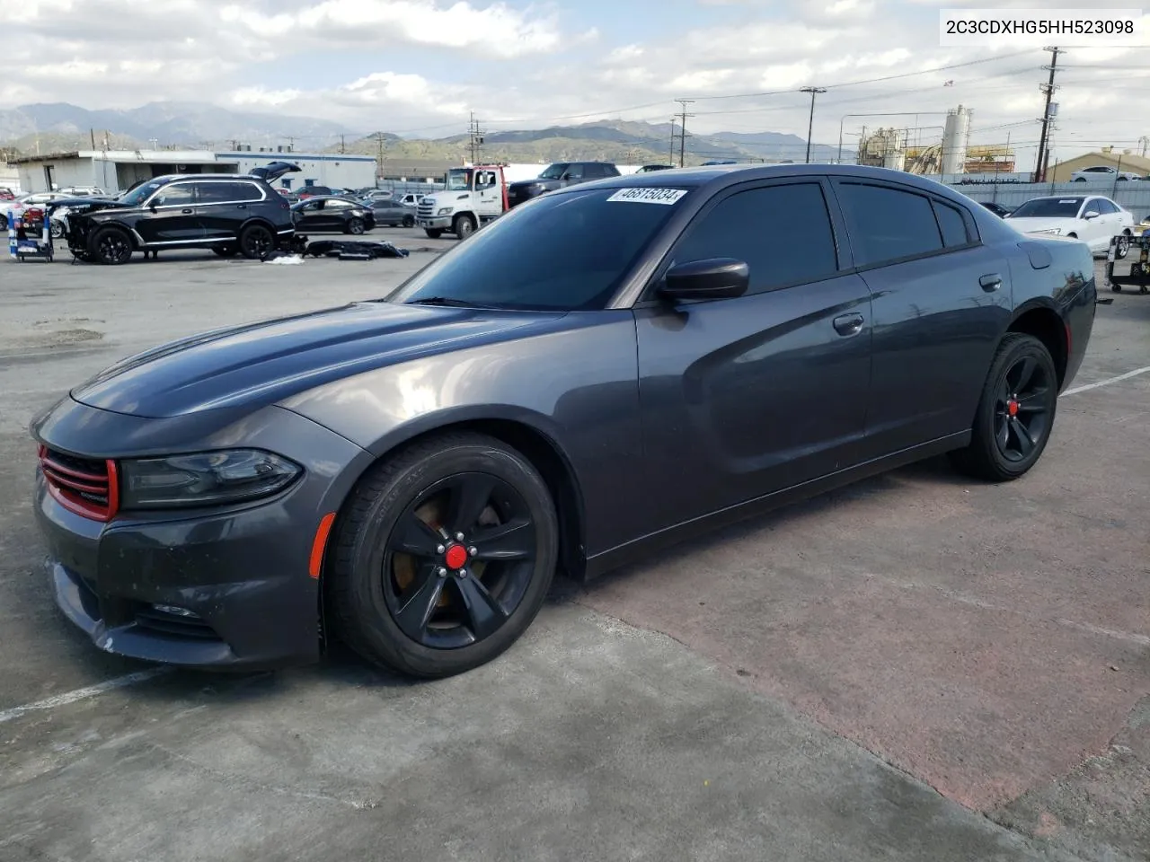 2C3CDXHG5HH523098 2017 Dodge Charger Sxt