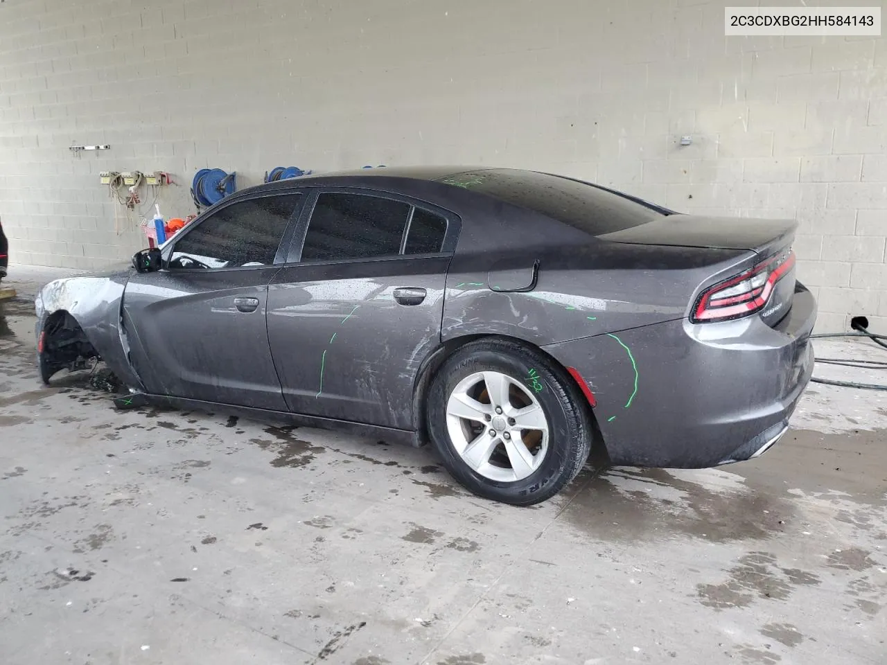 2017 Dodge Charger Se VIN: 2C3CDXBG2HH584143 Lot: 49371214