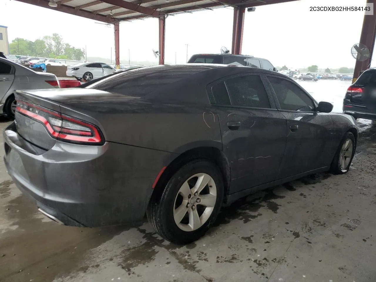 2017 Dodge Charger Se VIN: 2C3CDXBG2HH584143 Lot: 49371214