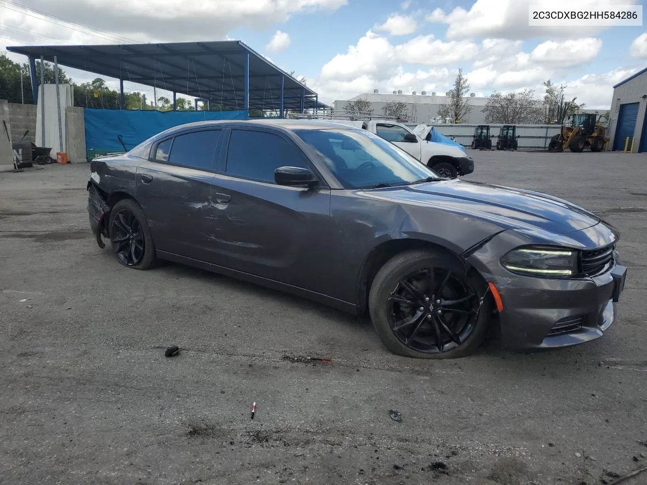 2017 Dodge Charger Se VIN: 2C3CDXBG2HH584286 Lot: 49745624