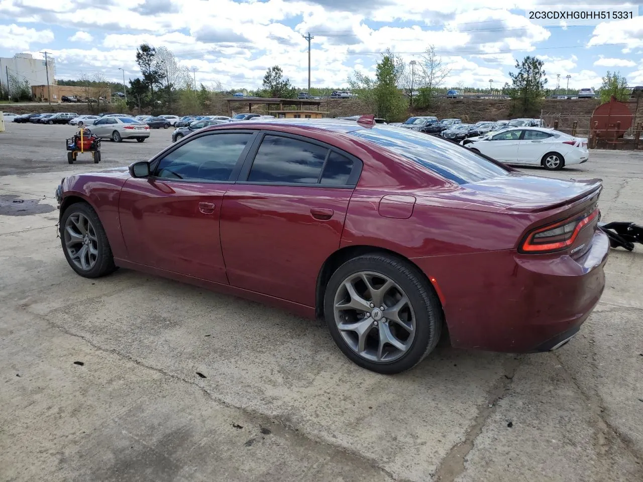 2017 Dodge Charger Sxt VIN: 2C3CDXHG0HH515331 Lot: 49773344