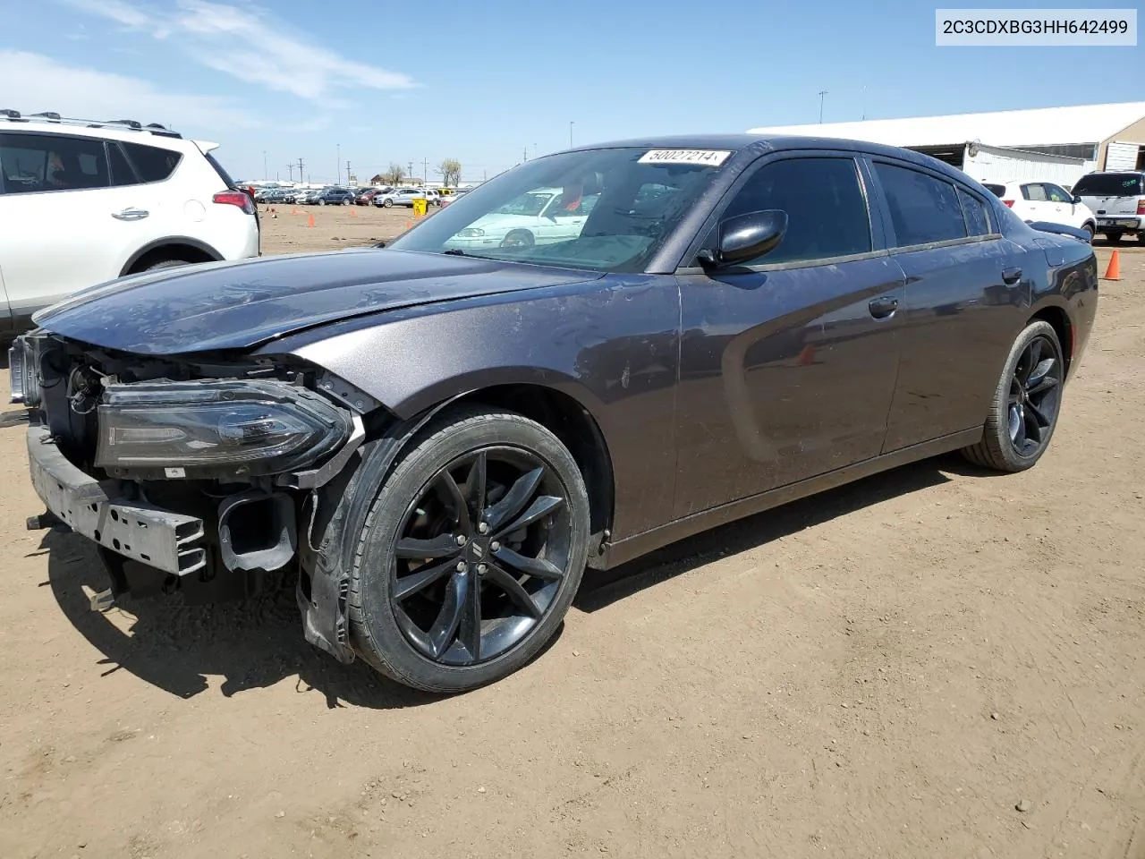 2017 Dodge Charger Se VIN: 2C3CDXBG3HH642499 Lot: 50027214