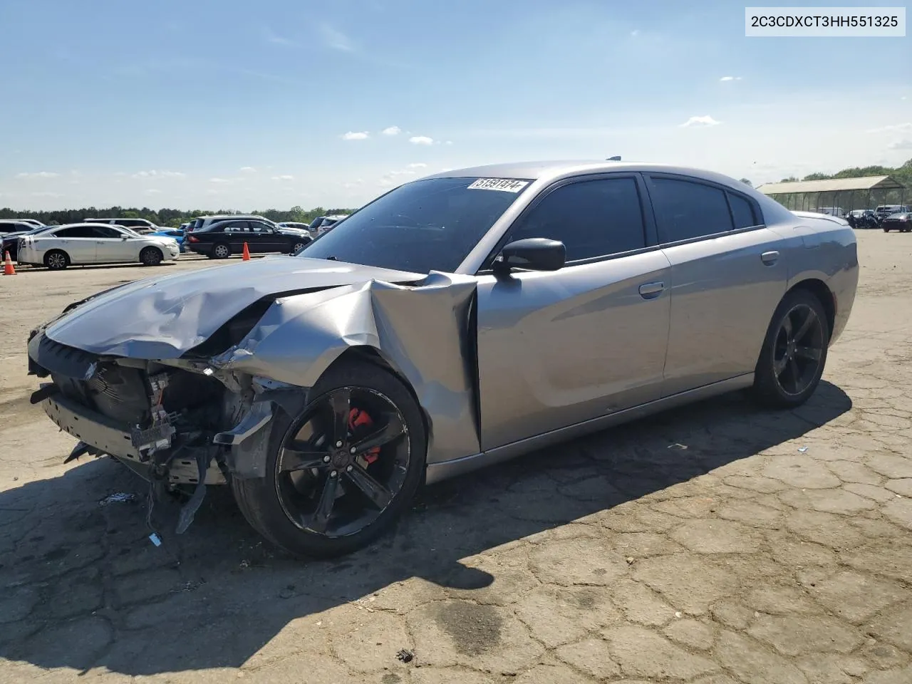 2017 Dodge Charger R/T VIN: 2C3CDXCT3HH551325 Lot: 51591474